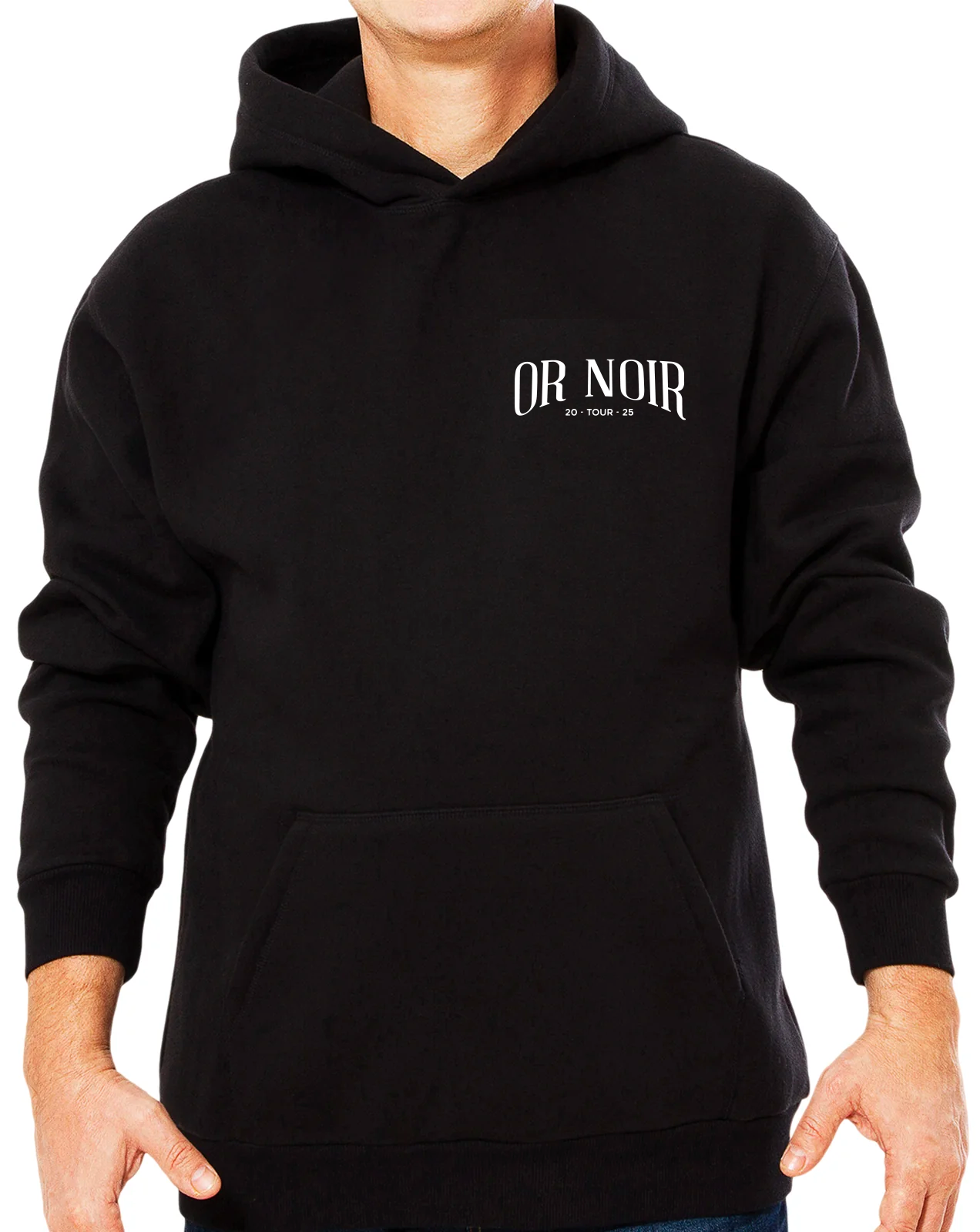 Sweat Capuche Or Noir Tour