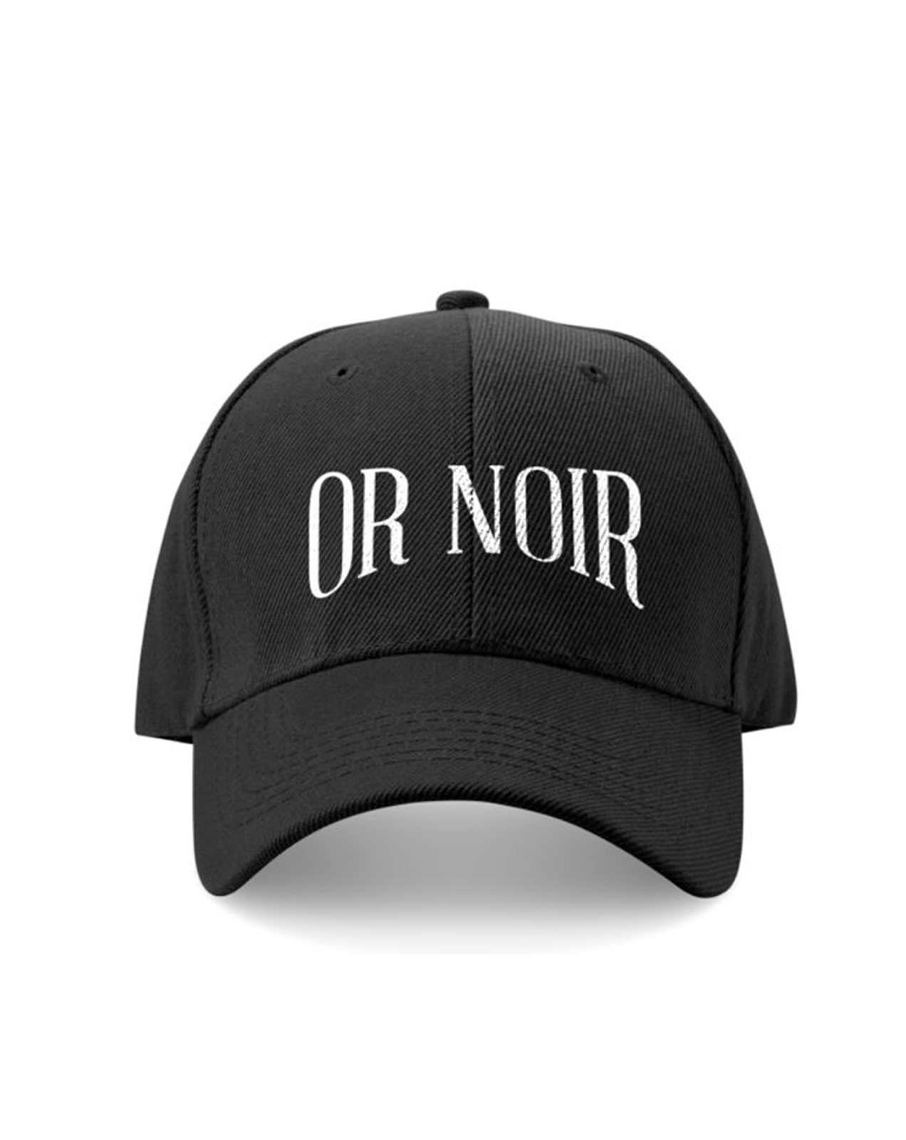 Casquette Baseball OR NOIR Noir/Blanc