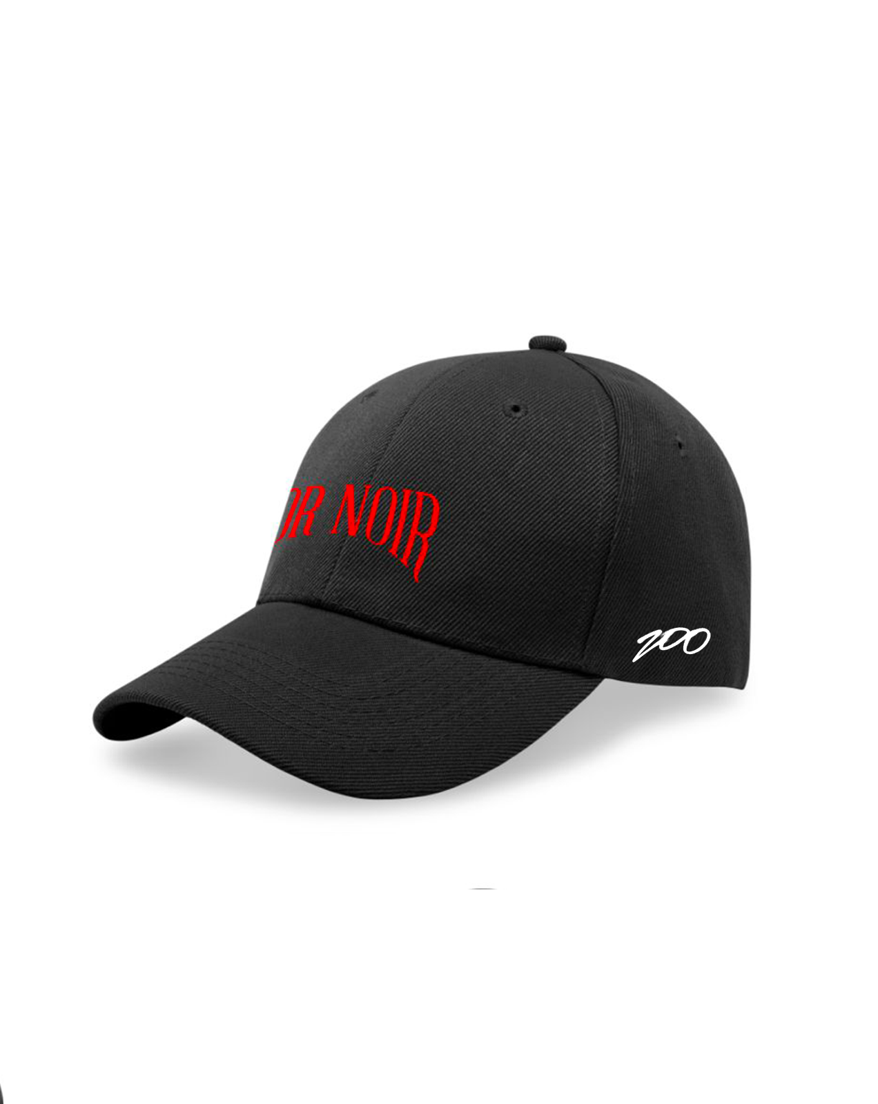 Casquette Baseball OR NOIR Noir/Rouge