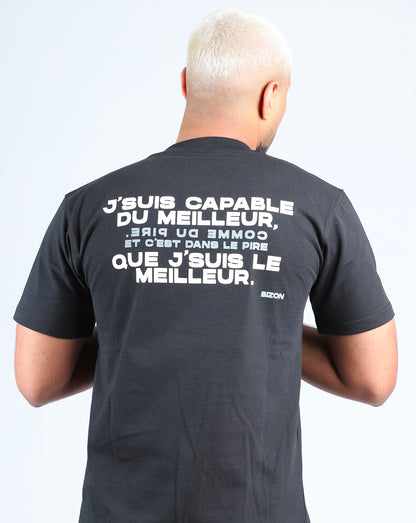 T-shirt  Etat d'Esprit Noir